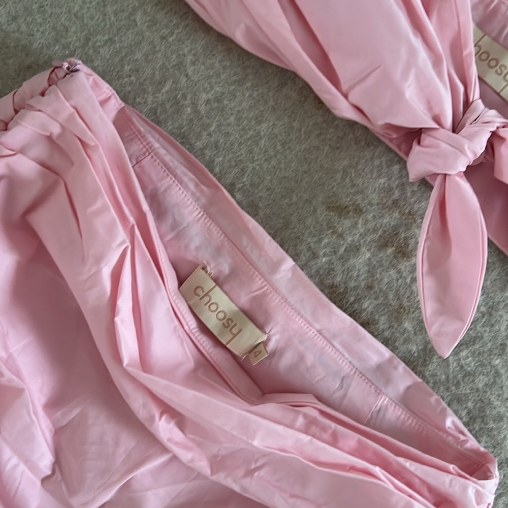 Baby Pink Mini Skirt and Top Set - Picture 6 of 6